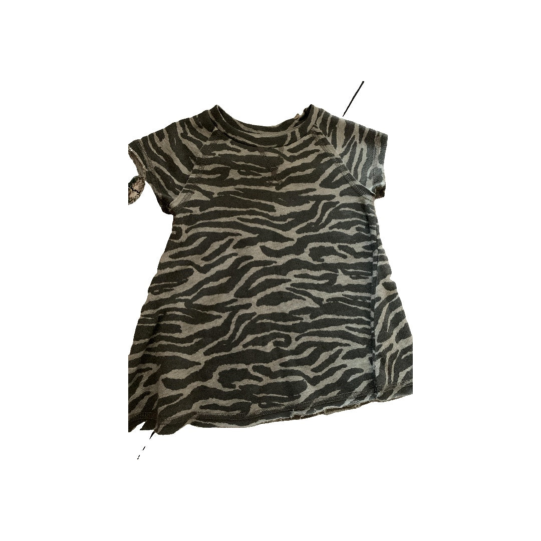 Grayson mini Girls Zebra Dress Size: 12M Zebra